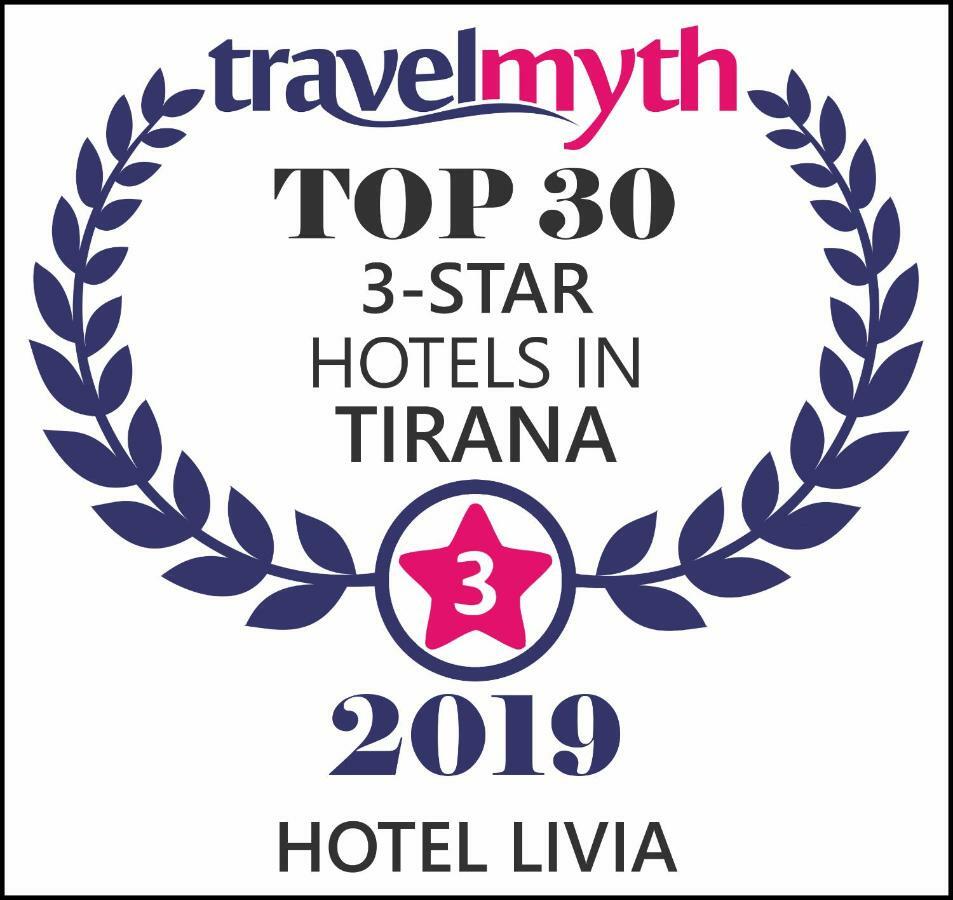Hotel Livia Тирана Экстерьер фото